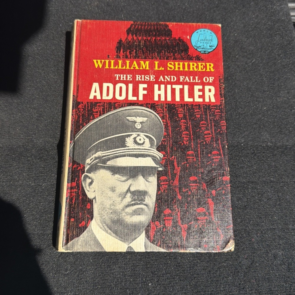 The Rise and Fall of Adolf Hitler by William L. Shirer HC First Edition  Very Go
